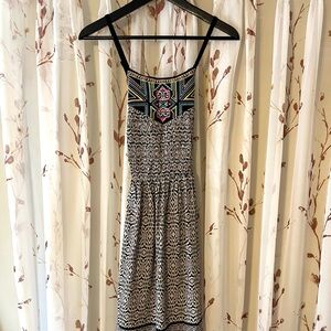 Patterned Mini Dress